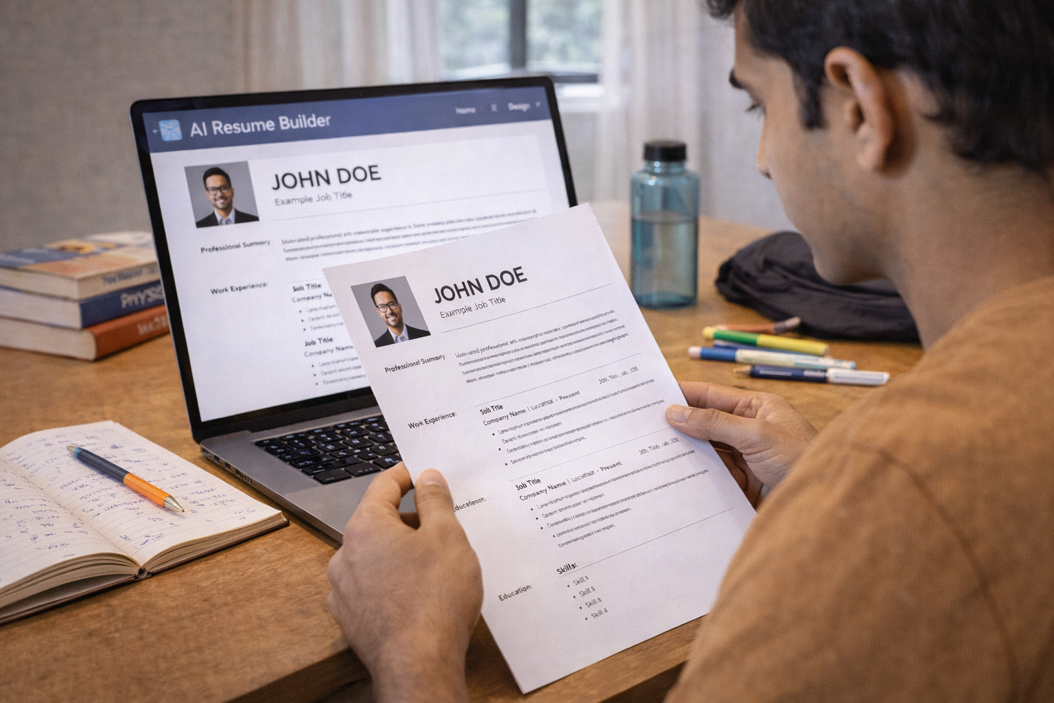 Hands-On Example Creating a Resume Using AI