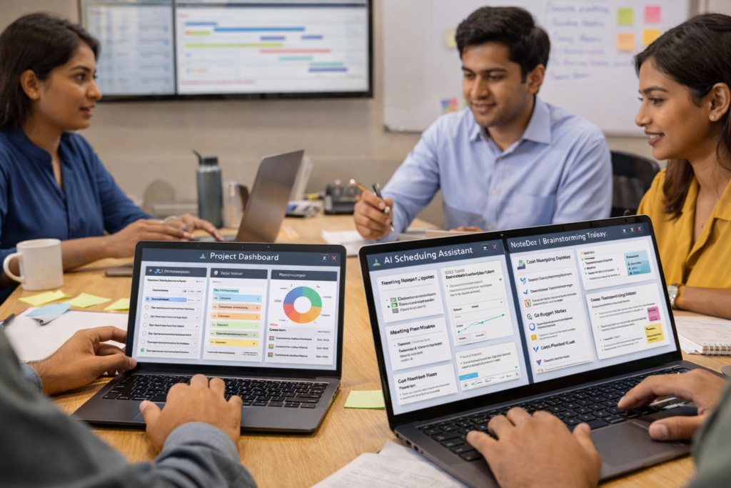 Team Collaboration Using AI for Productivity
