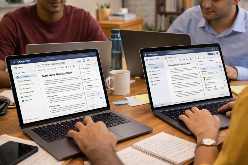 Team Collaboration Using Cloud Storage Tools